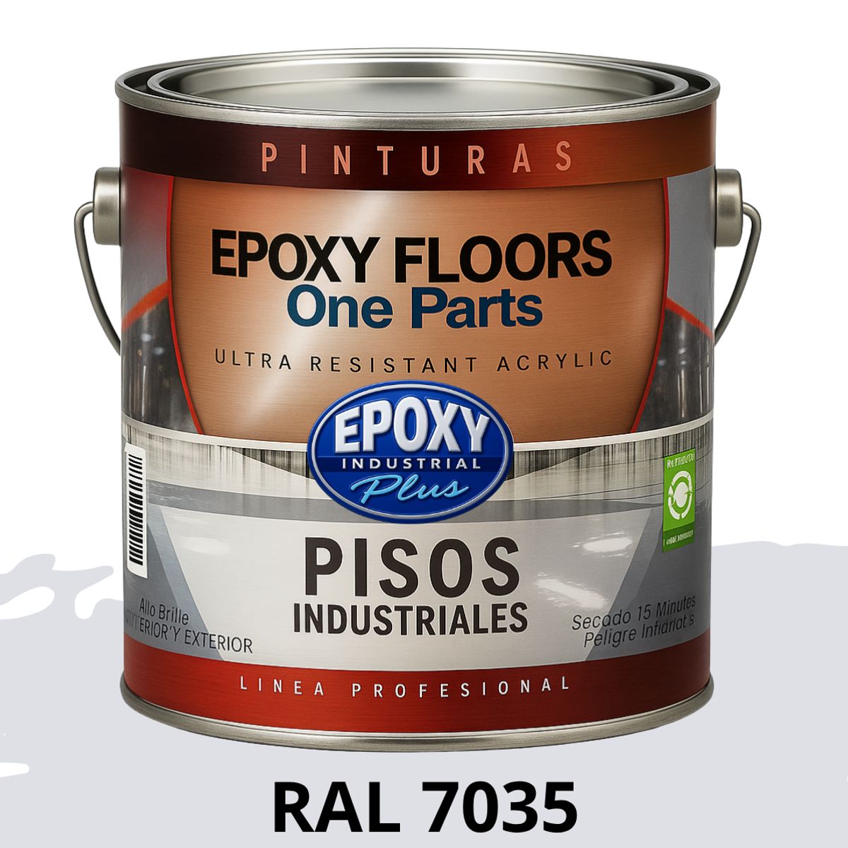 PINTURA ALTO TRANSITO - EPOXY FLOORS - GALÓN  RAL 7035, marca EPOXY - Foto Principal