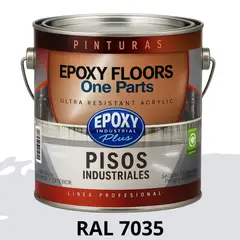 EPOXY - PINTURA ALTO TRANSITO - FLOORS - GALÓN RAL 7035