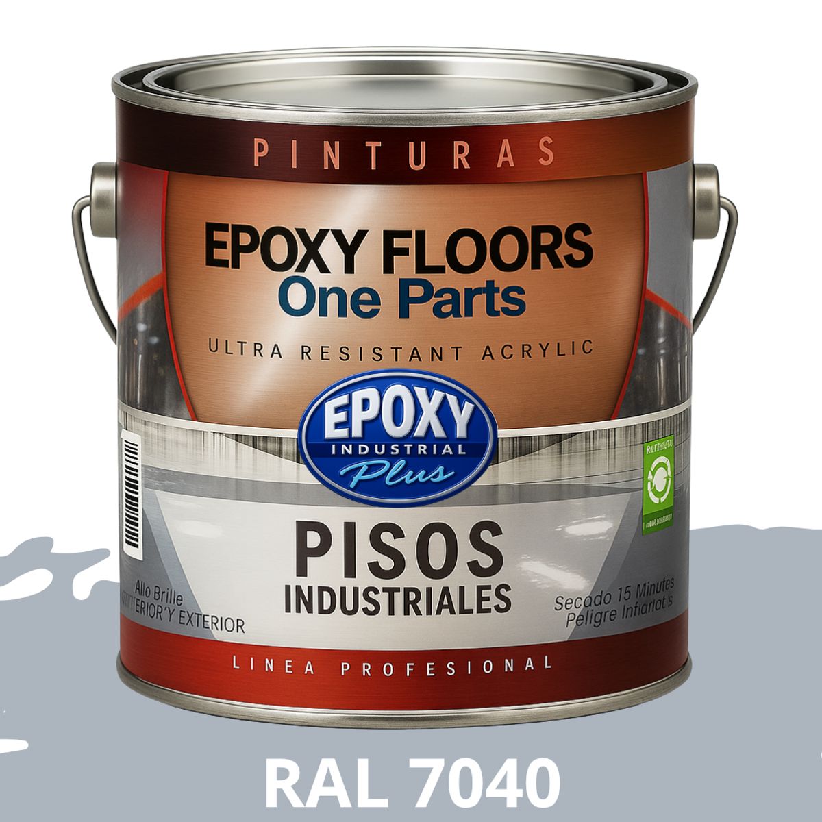 PINTURA ALTO TRANSITO - EPOXY FLOORS - GALÓN  RAL 7040, marca EPOXY - Foto Principal