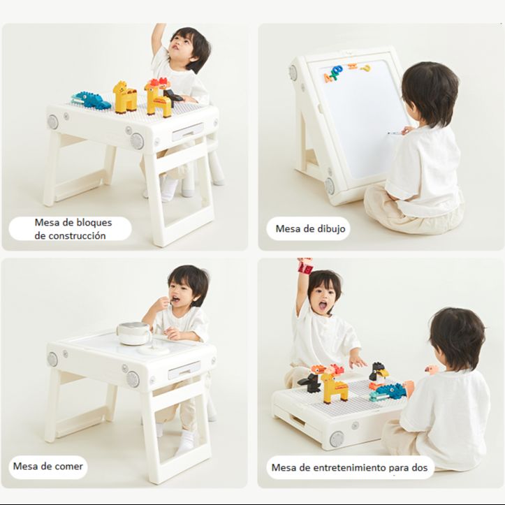 Escritorio Infantil multifuncional Table Kids Blanco