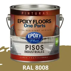 EPOXY - PINTURA ALTO TRANSITO - FLOORS - GALÓN RAL 8008