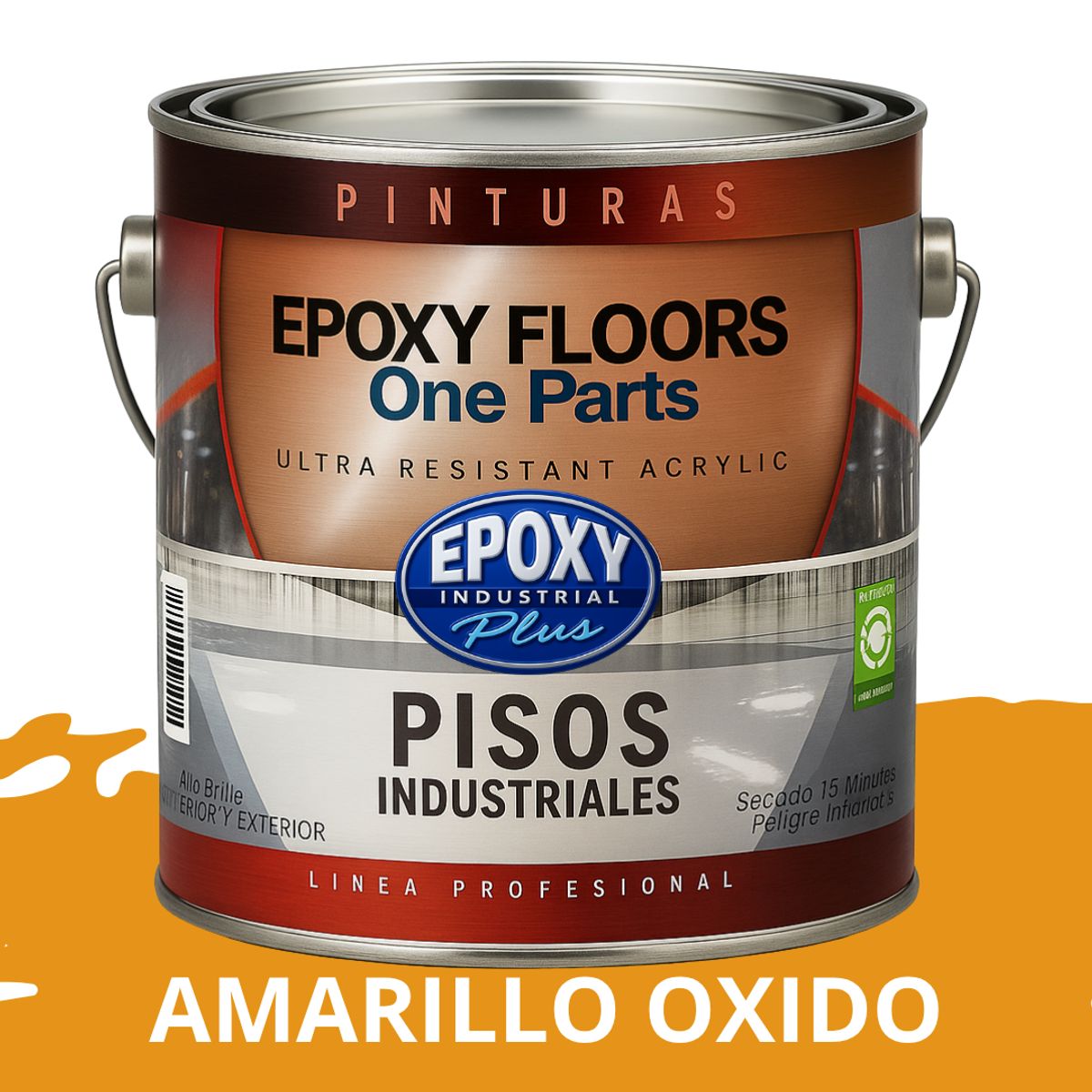 EPOXY - PINTURA ALTO TRANSITO - EPOXY FLOORS - GALÓN  OCRE