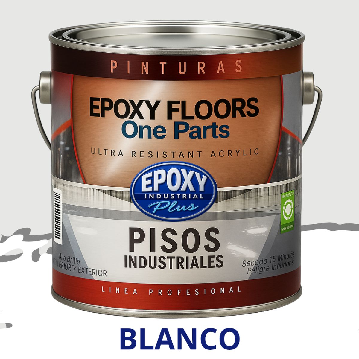 EPOXY - PINTURA ALTO TRANSITO - EPOXY FLOORS - GALÓN BLANCO