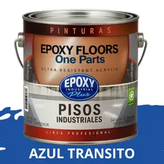 EPOXY - PINTURA ALTO TRANSITO - FLOORS - GALÓN AZUL TRANSITO