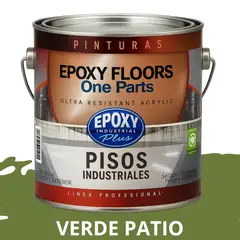 EPOXY - PINTURA ALTO TRANSITO - FLOORS - GALÓN VERDE PATIO