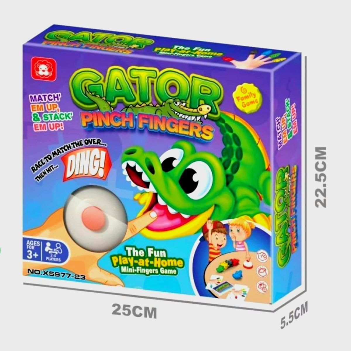 GENERICO - Juego De Aprendizaje Educativo Cocodrilos Dedos