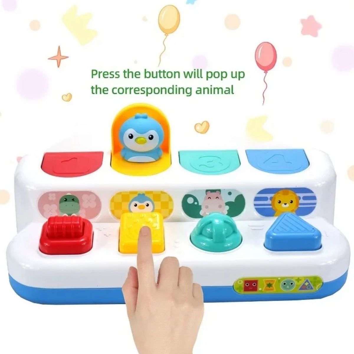 GENERICO - Juguete Didactico Pop Ut Para Bebés Descubre Animalitos