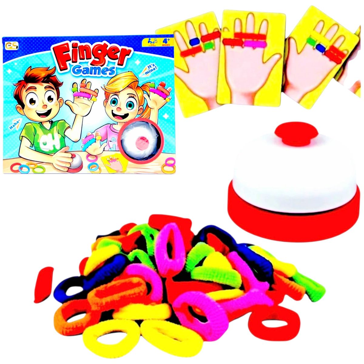 GENERICO - Juego De Aprendizaje Educativos  Deditos Bandas Elásticas