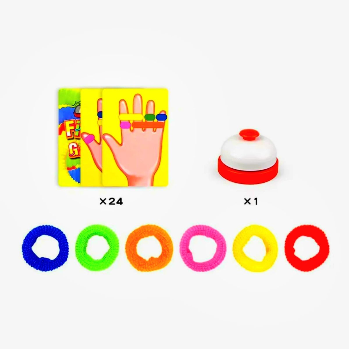 GENERICO - Juego De Aprendizaje Educativos  Deditos Bandas Elásticas