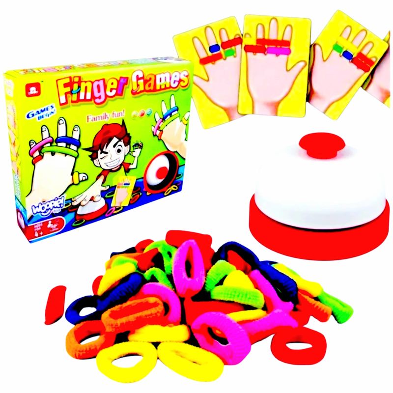 GENERICO - Juego De Aprendizaje Educativo Patrones Dedos Bandas Goma