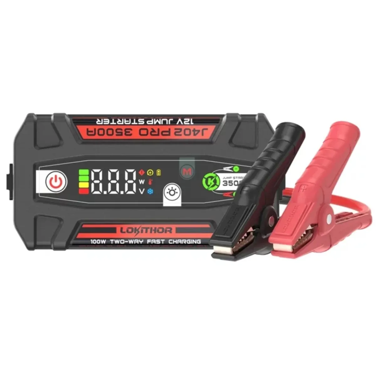 GENERICO - Partidor Auto Baterías Lokithor J402 Pro 12v 3500a 4slipo