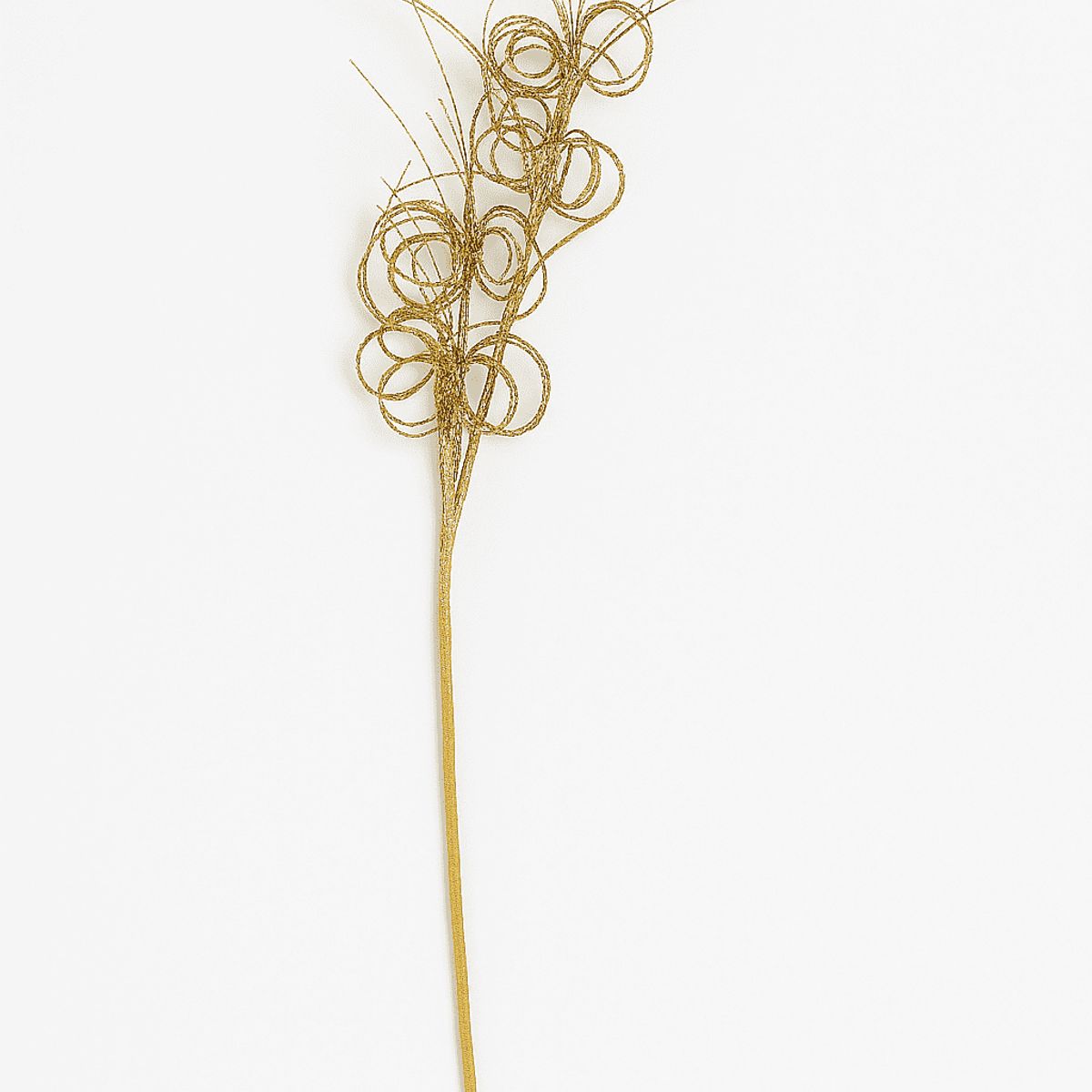 HERRERA MAISON - Set X2 Rama Navidad Despeinada Gold Navidad 80 Cm