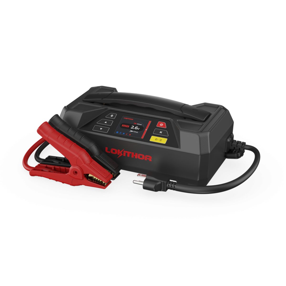 GENERICO - Partidor Auto Lokithor 12v 4250a Cargador 6a Tester Bateria