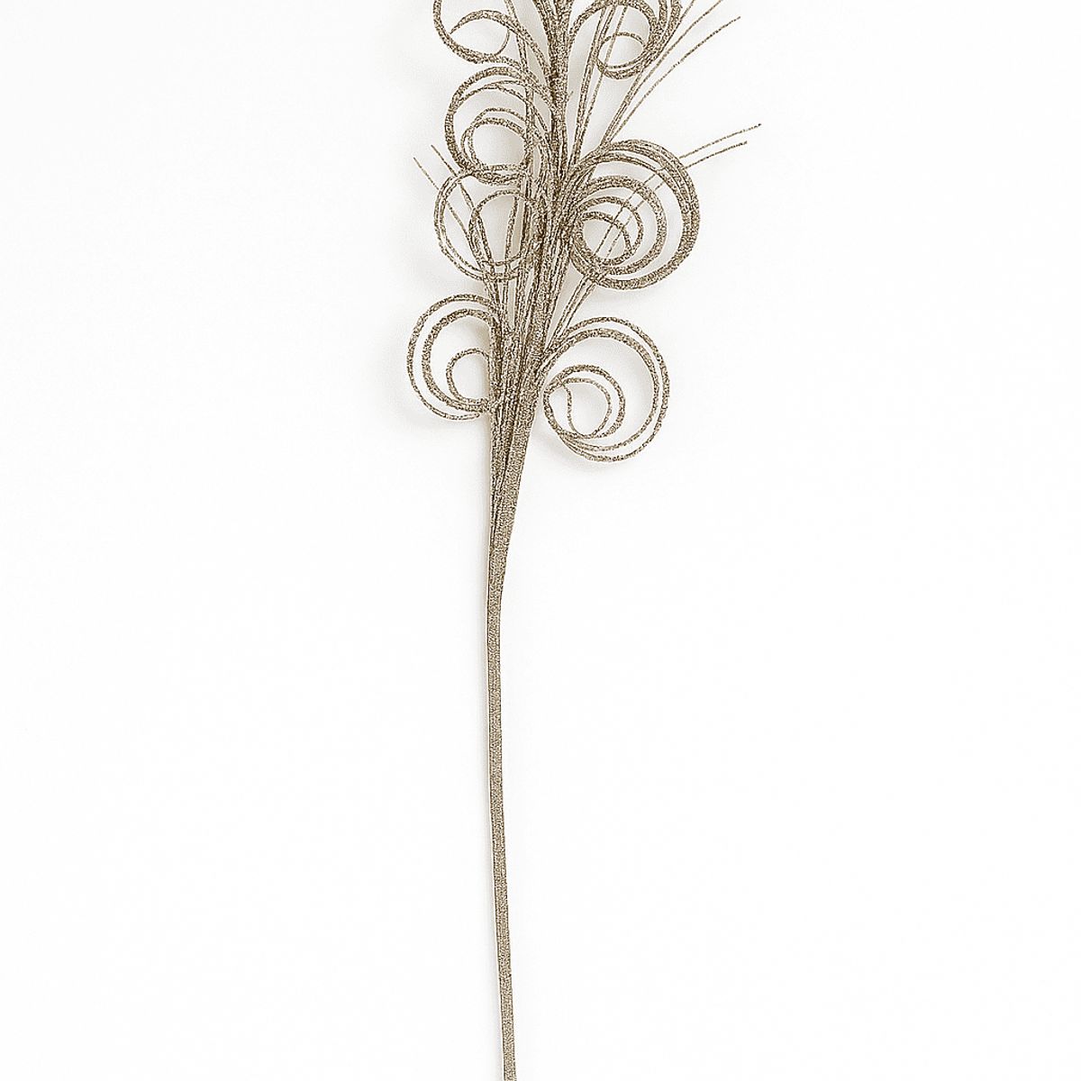 HERRERA MAISON - Set X2 Rama Navidad Despeinada Champagne Navidad 80 Cm