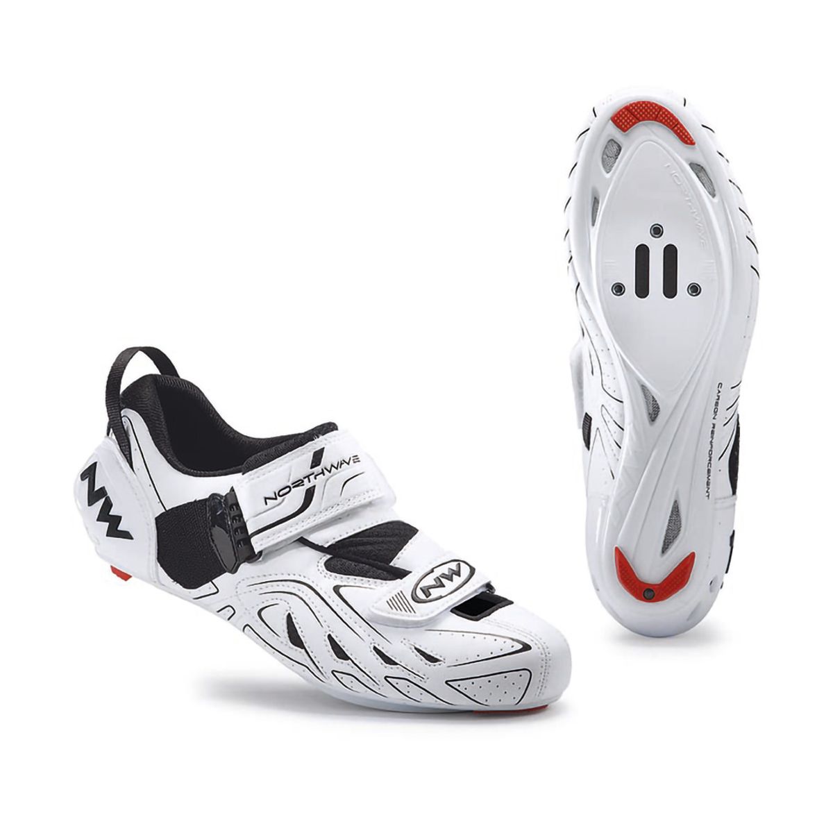 360 - Zapatilla Triatlón Northwave® Trisonic Whiteblack
