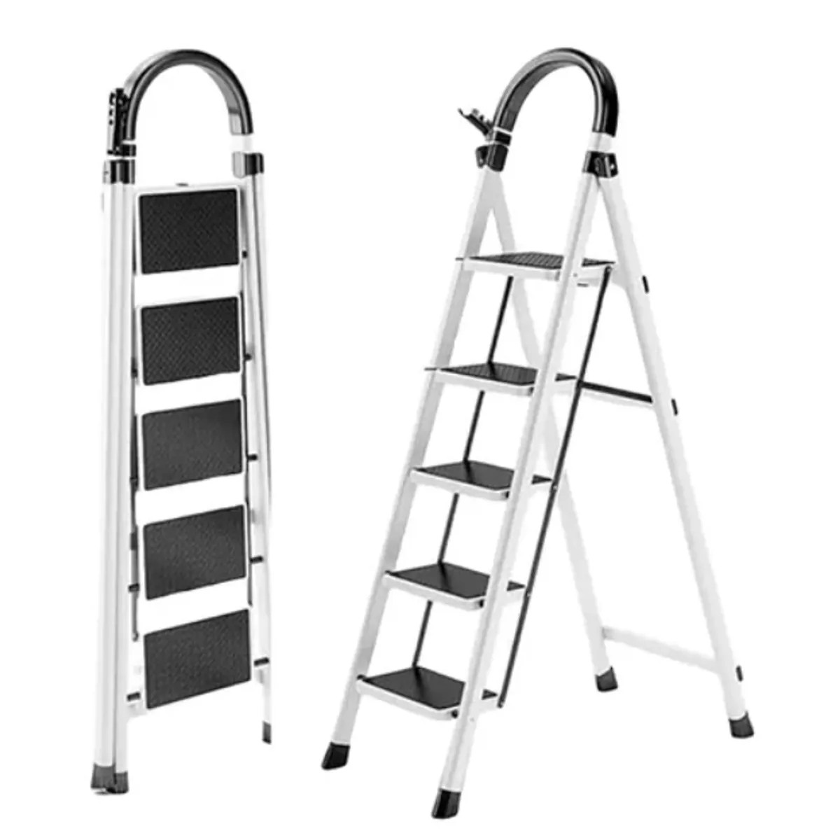 GENERICO - Escalera De Tijera Plegable Escala 5 Peldaños Antideslizante