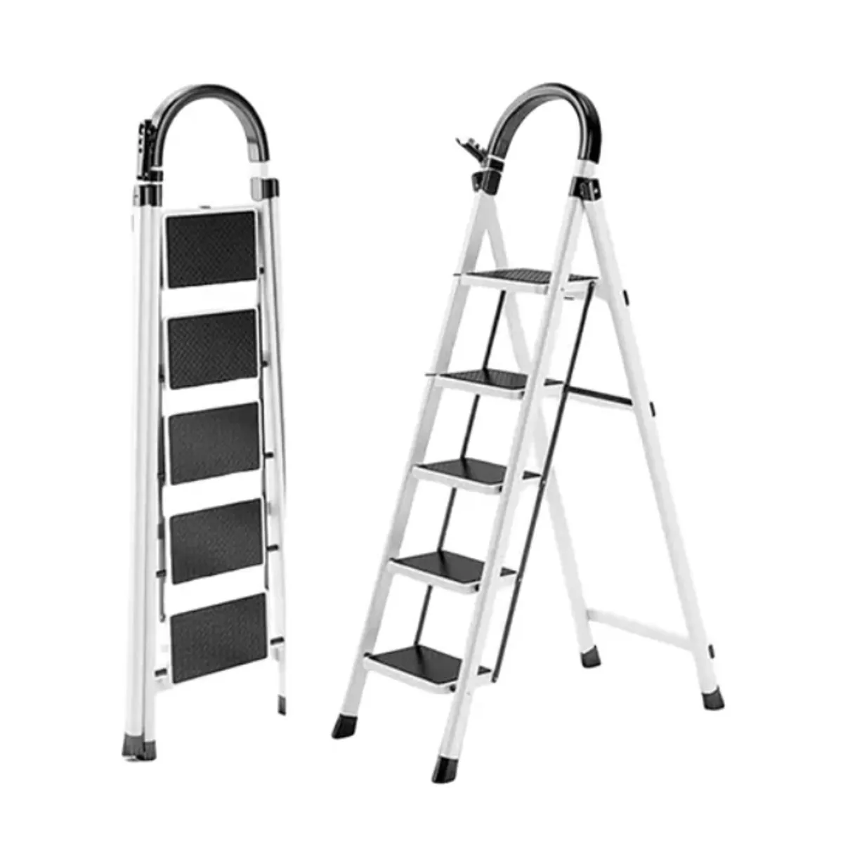 GENERICO - Escalera De Tijera Plegable Escala 5 Peldaños Antideslizante