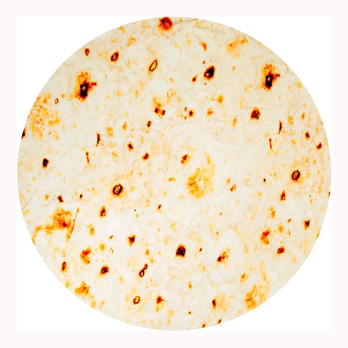 GENERICO - Manta de tortilla de franela redonda 200 cm diametro