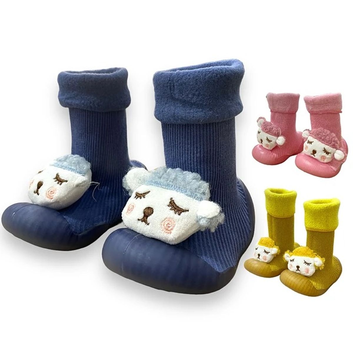 GENERICO - Zapatos Calcetín Bebé Niños Niñas Suela Antideslizante Suave