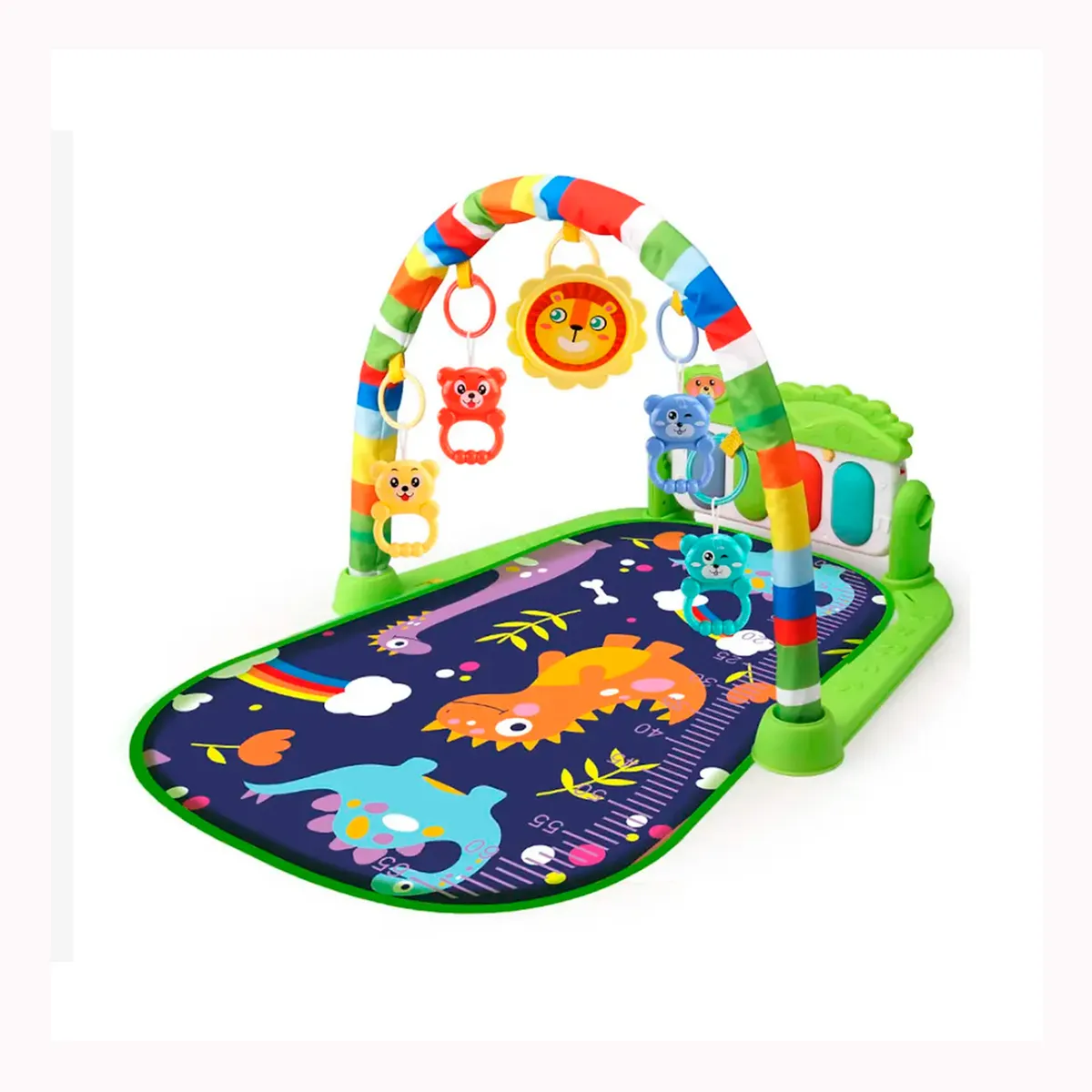 GENERICO - Alfombra Musical Con Piano Set Estimulacion Para Bebe Verde