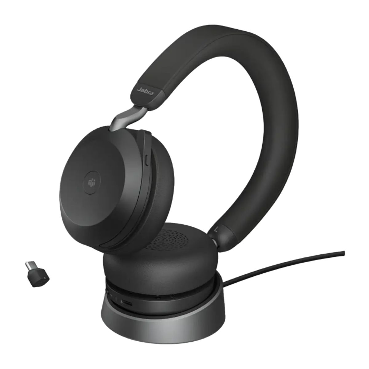 JABRA - Jabra Evolve2 75 Audifonos Inalámbricos Profesionales con ANC, Bluetooth 5.2, 36h Batería y Certificación Microsoft Teams