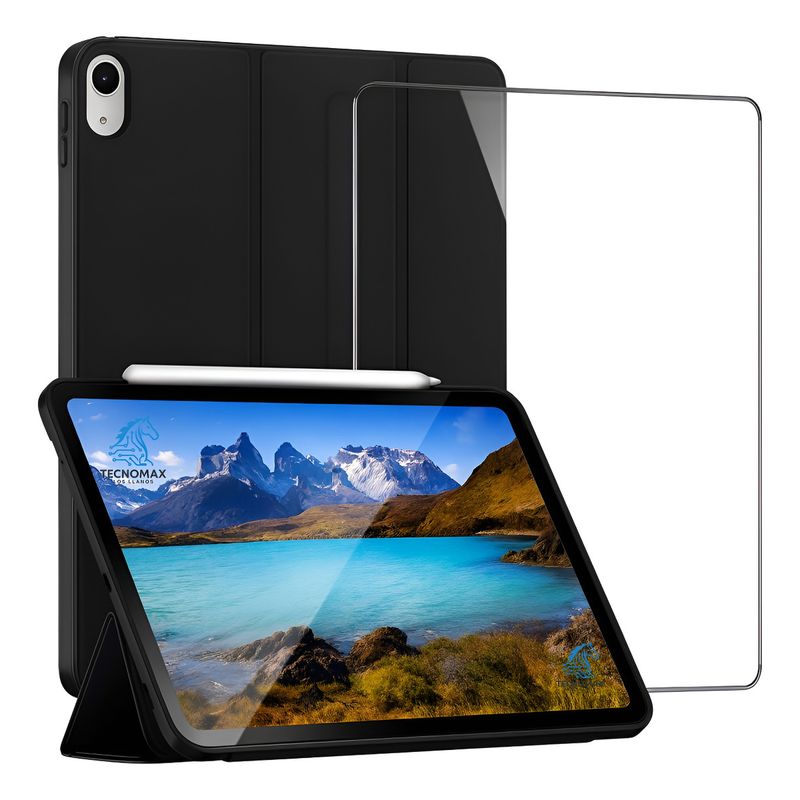 GENERICO - Funda Para iPad Air 11 M2 2024 M3 2025 + Lamina De Vidrio Templado