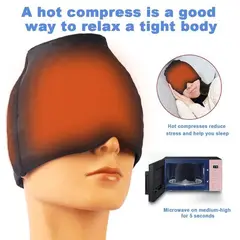 GENERICO - Gorro De Gel Alivio De Migraña Terapia De Frío Dolor Cabeza