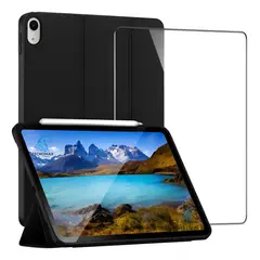 GENERICO - Funda Para iPad Air 11 M2 2024 M3 2025 + Lamina De Vidrio Templado
