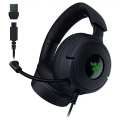 RAZER - Kraken V4 X Audífonos Gamer, 7.1, Micrófono Retráctil, USB-C, Color Negro
