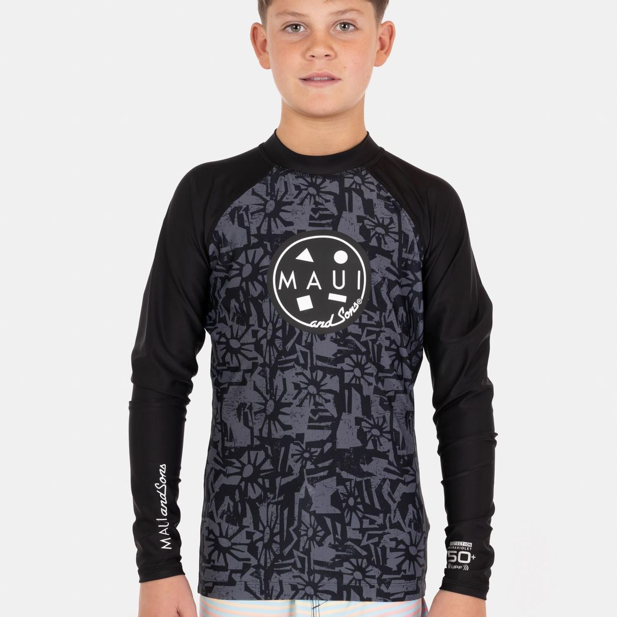 MAUI AND SONS - Polera UVP Splashy Multicolor Infantil Maui And Sons