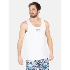 MAUI AND SONS - Polera UVP AquaRush Blanco Hombre