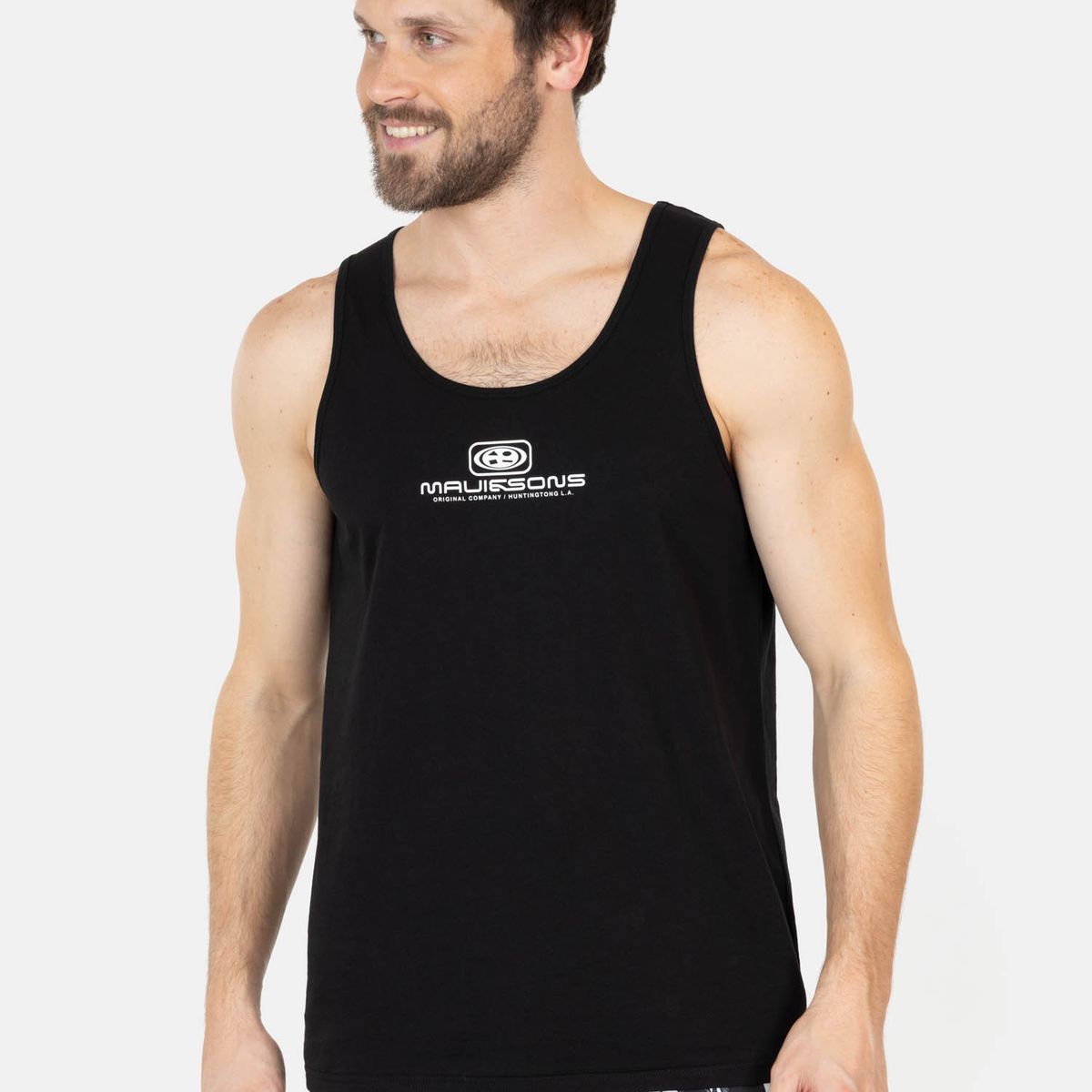 MAUI AND SONS - Polera UVP Brisa Solar Negro Hombre Maui And Sons