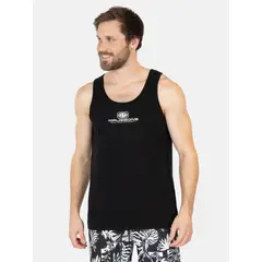 MAUI AND SONS - Polera UVP Brisa Solar Negro Hombre