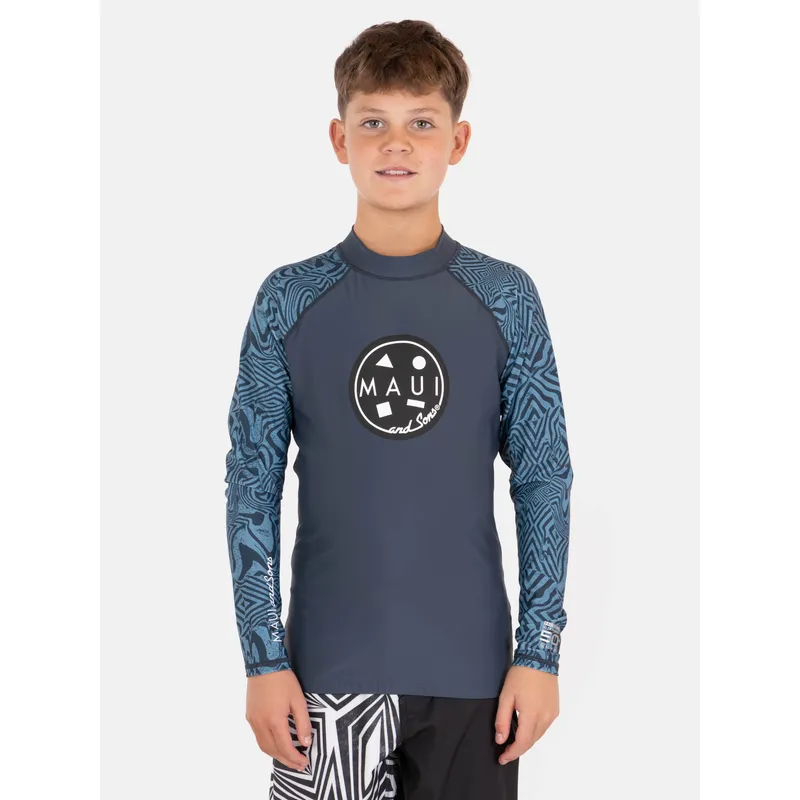 MAUI AND SONS - Polera UVP Flowin Multicolor Infantil Maui And Sons