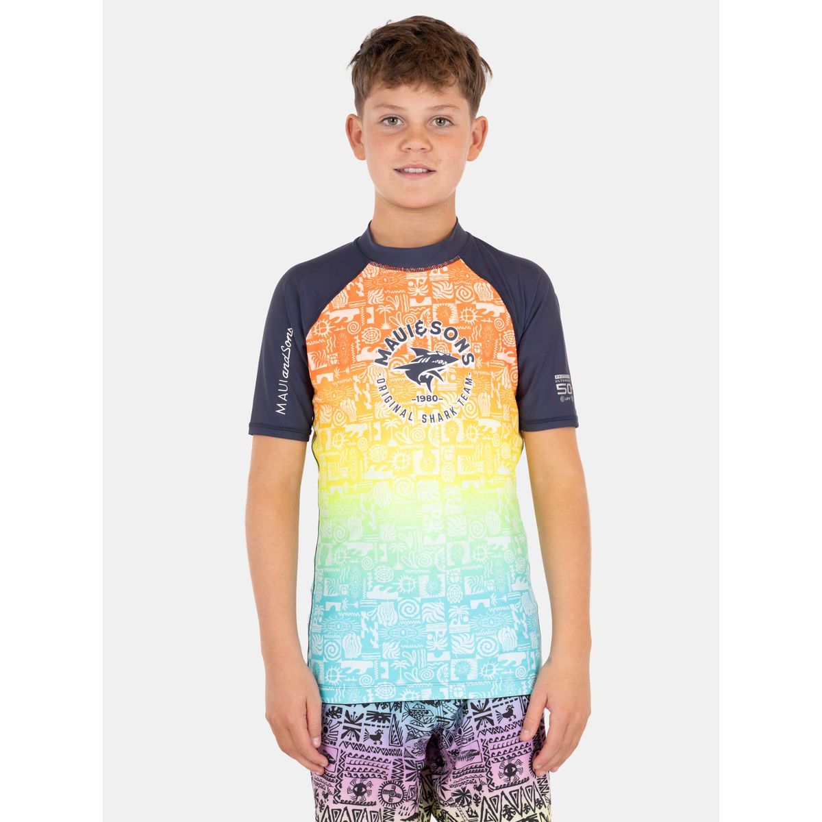 MAUI AND SONS - Polera UVP Surfix Multicolor Infantil Maui And Sons