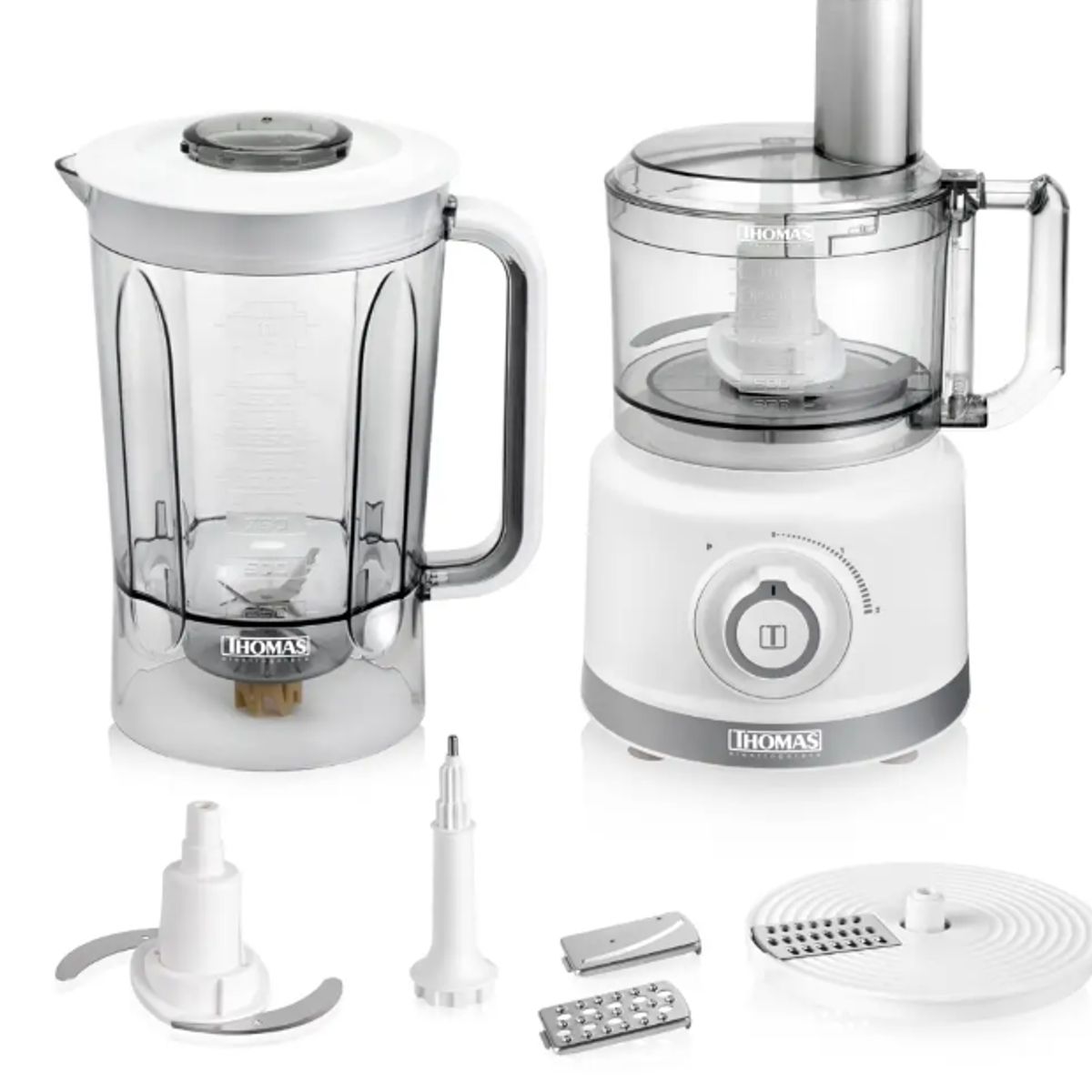THOMAS - Licuadora y Procesadora de alimentos THOMAS TH-9170B.