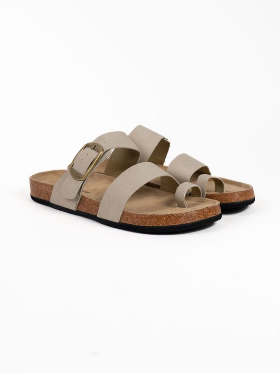 Sandalias Titae Beige Mujer