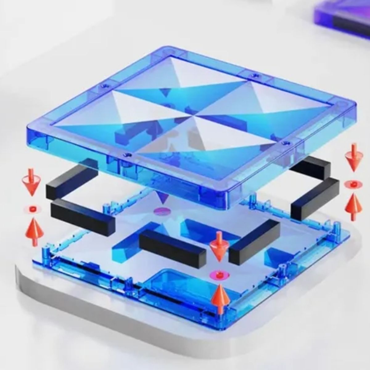 GENERICO - Juego De Bloques De Construcción Magnéticos 3d 60 Piezas