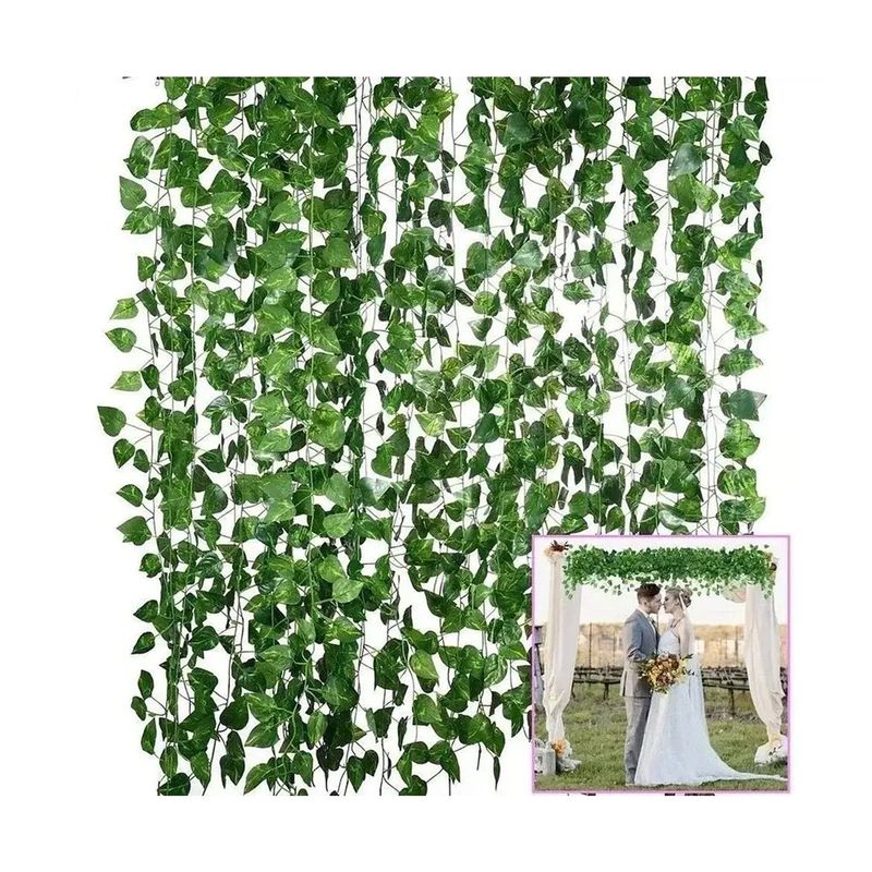 GENERICO - Planta Artificial Enrredadera 12 Tiras 210cm Decoración