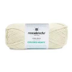 REVESDERECHO - Lana Colors Heavy 100grs - Blanco Invierno 802