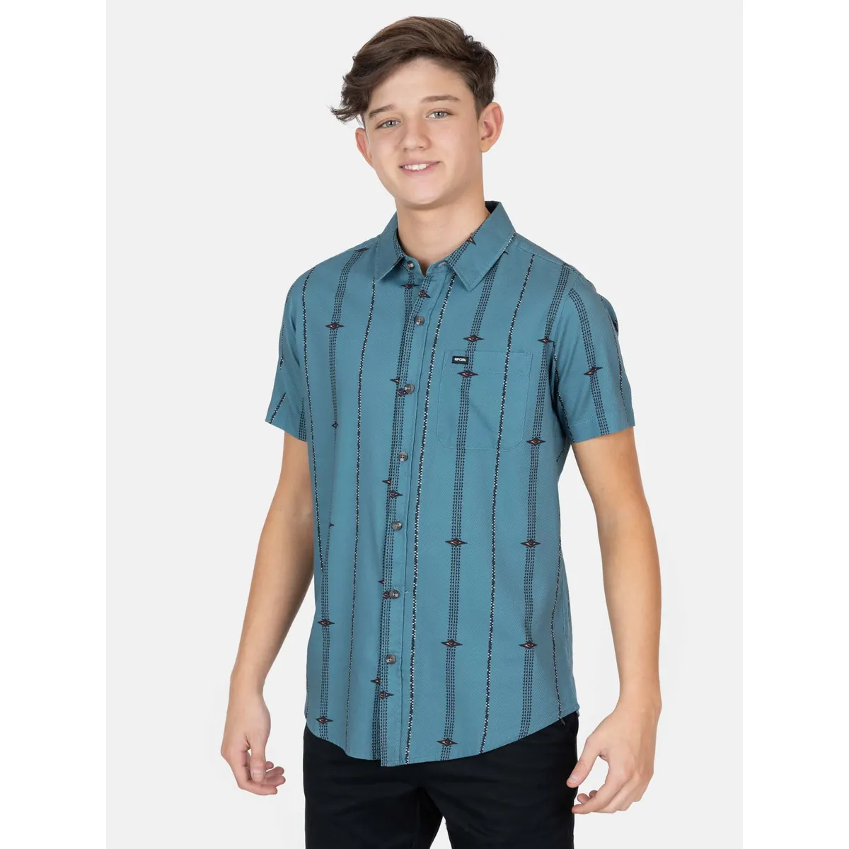 RIP CURL - Camisa MC Watershot Multicolor Infantil Rip Curl