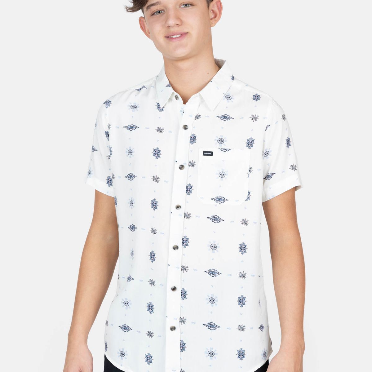 RIP CURL - Camisa MC Shoremax Multicolor Infantil Rip Curl