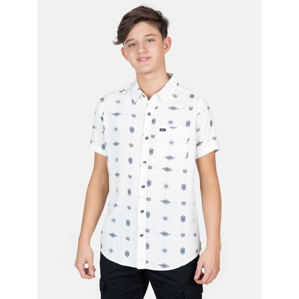 RIP CURL - Camisa MC Shoremax Multicolor Infantil Rip Curl