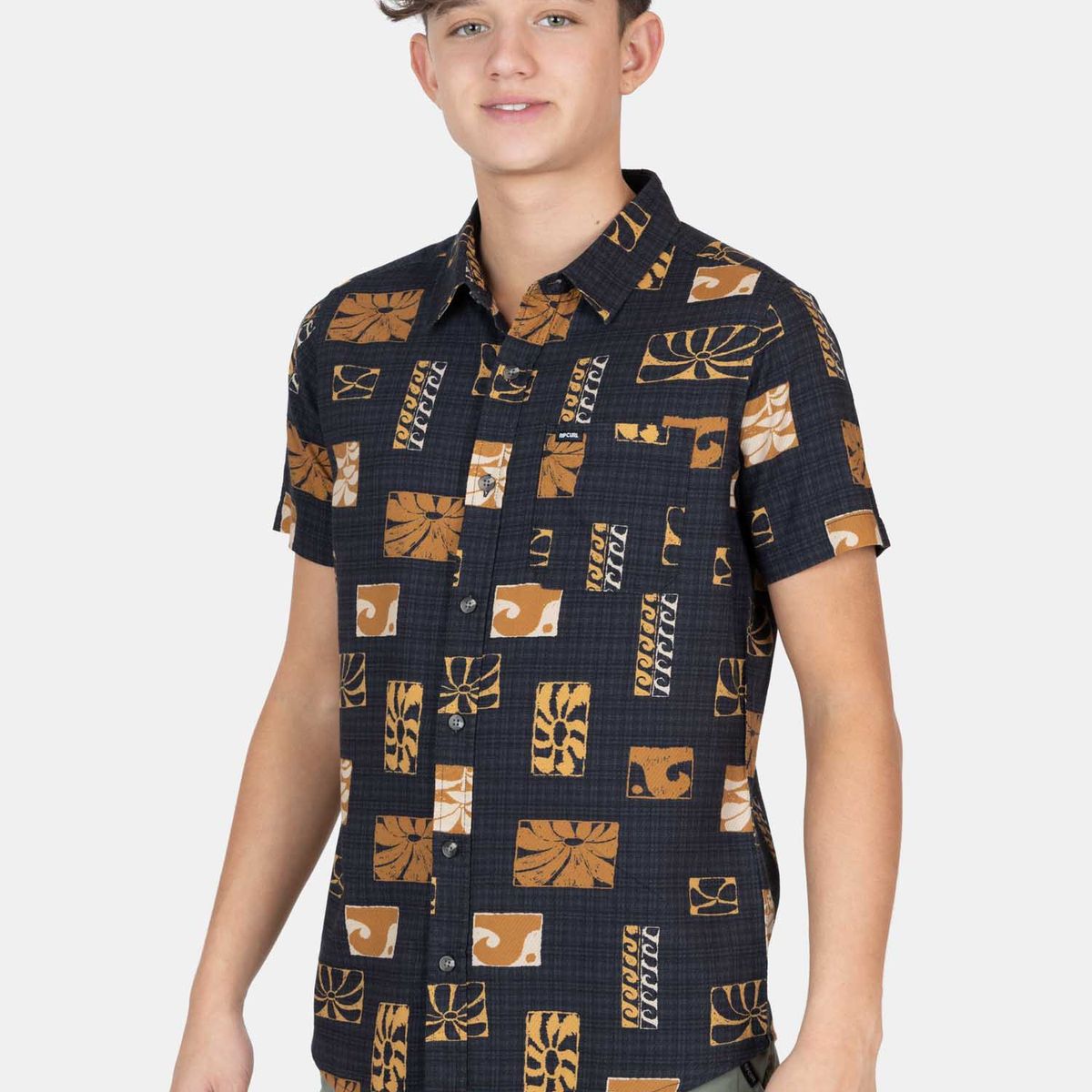 RIP CURL - Camisa MC Mistline Multicolor Infantil Rip Curl