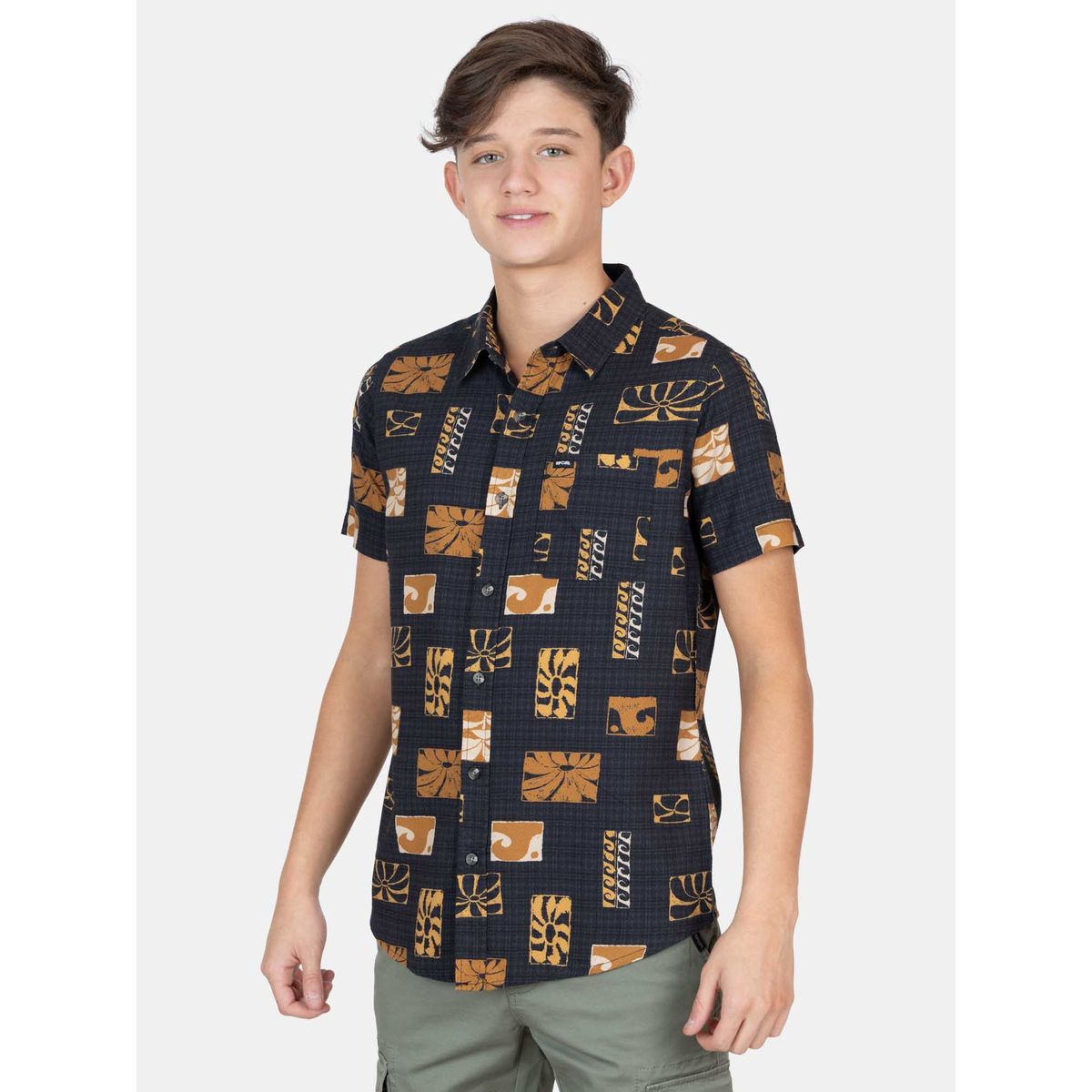 RIP CURL - Camisa MC Mistline Multicolor Infantil Rip Curl