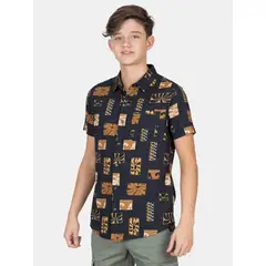 RIP CURL - Camisa MC Mistline Multicolor Infantil