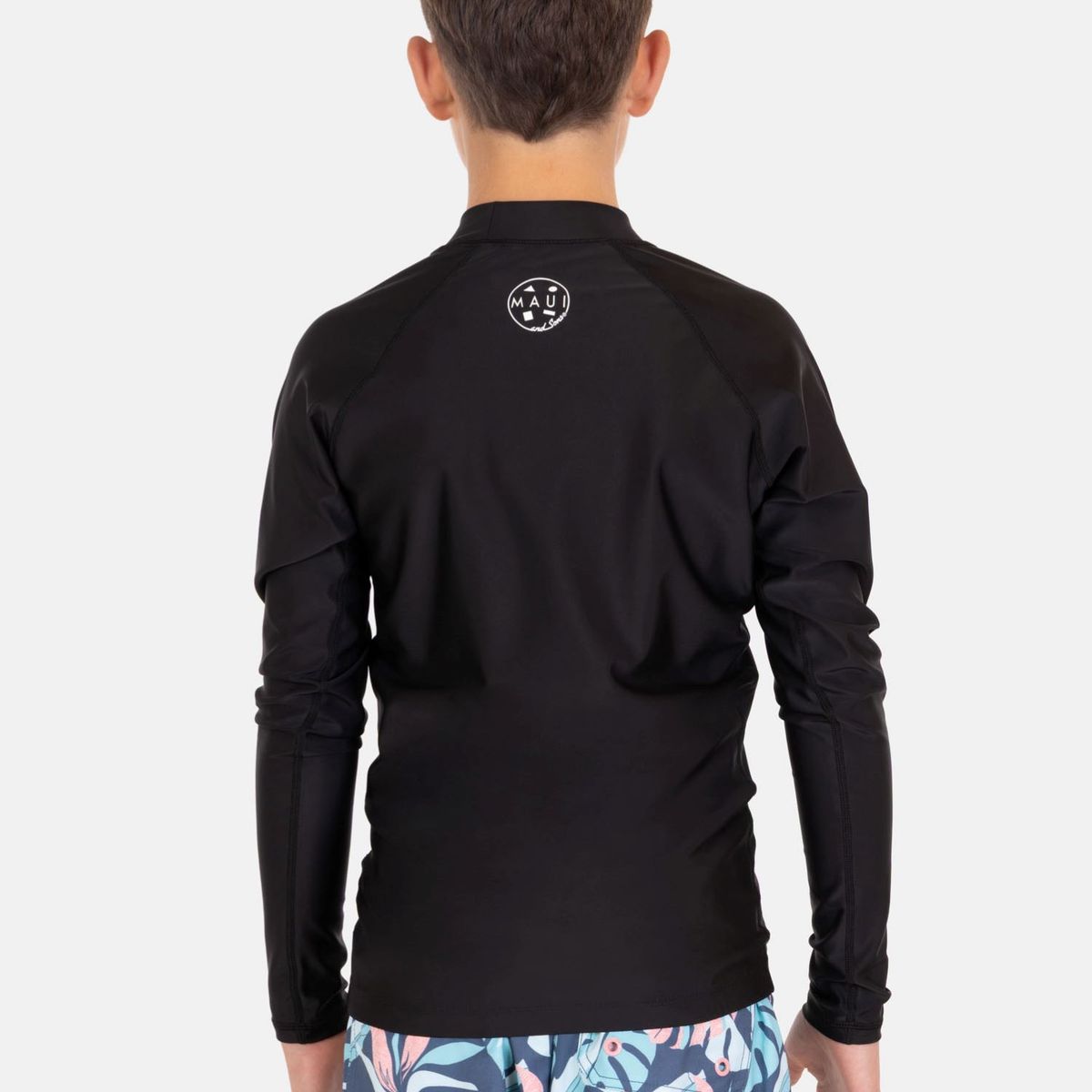 MAUI AND SONS - Polera UVP Ripzor Negro Infantil Maui And Sons