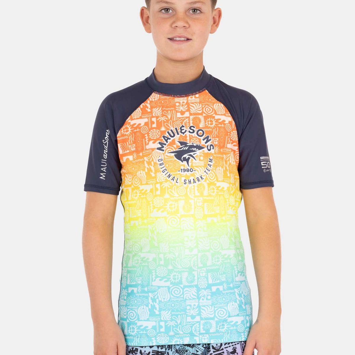 MAUI AND SONS - Polera UVP Surfix Multicolor Infantil Maui And Sons
