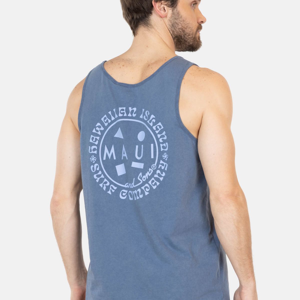 MAUI AND SONS - Polera UVP Sol Azul Hombre Maui And Sons