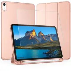 GENERICO - Funda Para iPad Air 11 M2 2024 M3 2025 + Lamina De Vidrio Templado